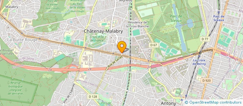 localisation de l'entreprise EPF CONSULTING à CHATENAY-MALABRY
