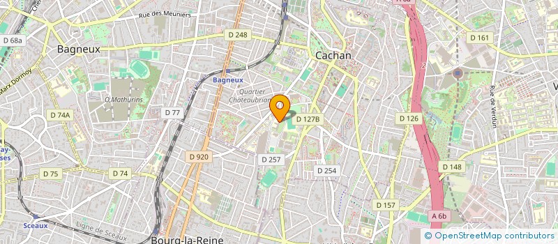 localisation de l'entreprise EPF PATRIMOINE  CACHAN