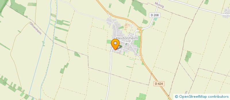 localisation de l'entreprise EPG  HEIDOLSHEIM