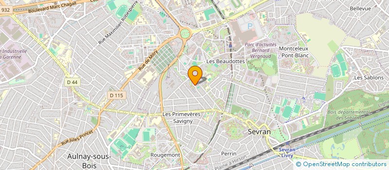 localisation de l'entreprise EPG SERVICES à SEVRAN