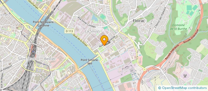 localisation de l'entreprise EPGH 05 à FLOIRAC