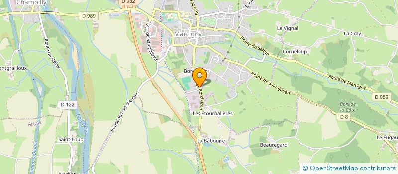 localisation de l'entreprise EPGM  MARCIGNY