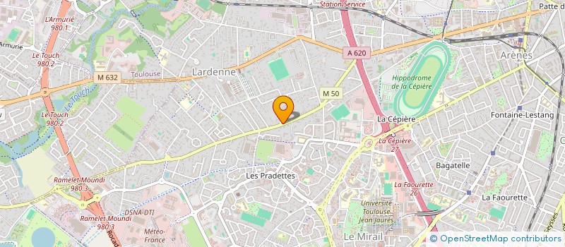 localisation de l'entreprise EPGO  TOULOUSE