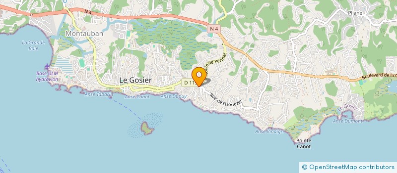 localisation de l'entreprise EPHAPHATAH ENTRE LINGUISTIQUE ET CULTUREL à LE GOSIER