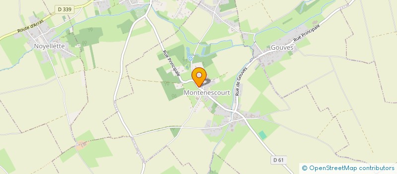 localisation de l'entreprise EPHATA FRANCE-CONGO  MONTENESCOURT