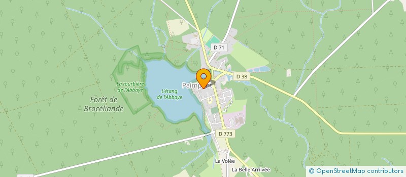 localisation de l'entreprise EPHB  PAIMPONT