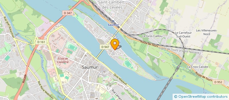 localisation de l'entreprise EPHD  SAUMUR