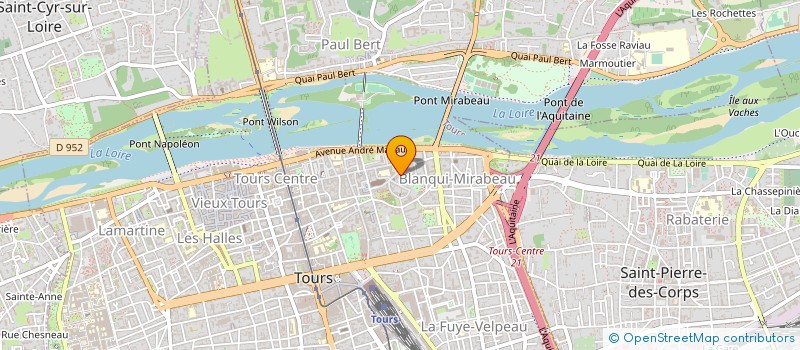 localisation de l'entreprise EPHEBE  TOURS