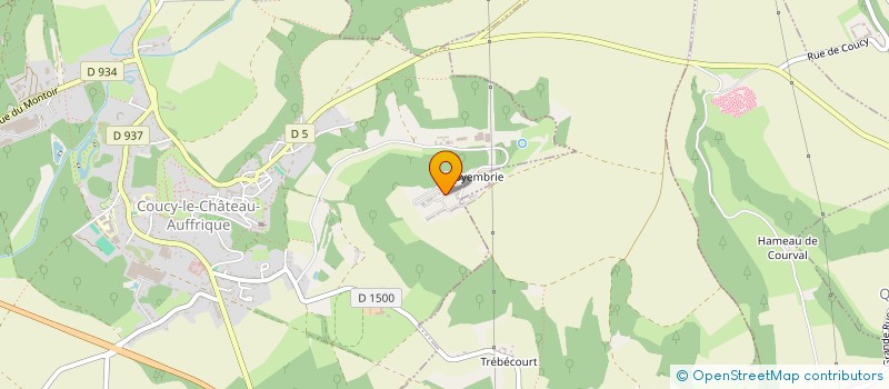 localisation de l'entreprise EPHELE COUCY  COUCY-LE-CHATEAU-AUFFRIQUE