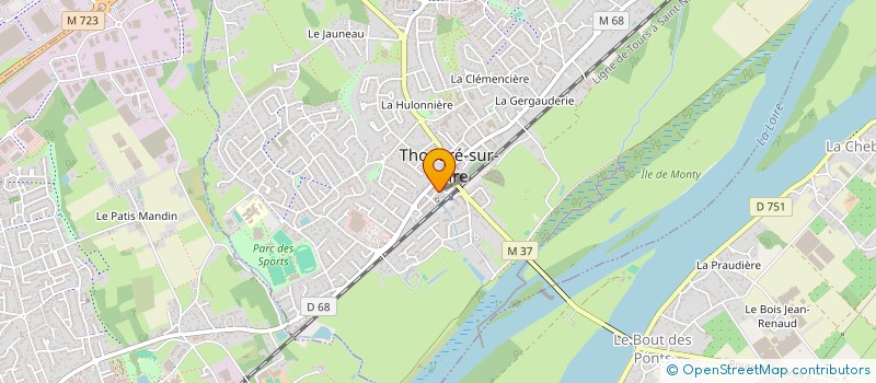 localisation de l'entreprise EPHEMER COLLECTION  THOUARE-SUR-LOIRE