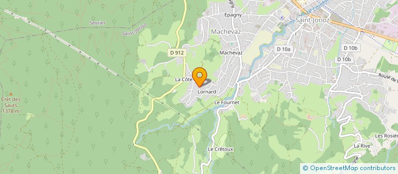 localisation de l'entreprise EPHEMERA à SAINT-JORIOZ