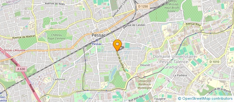 localisation de l'entreprise EPHEMERE  PESSAC