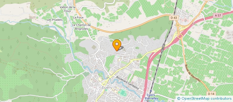 localisation de l'entreprise EPHEMERE  CUERS