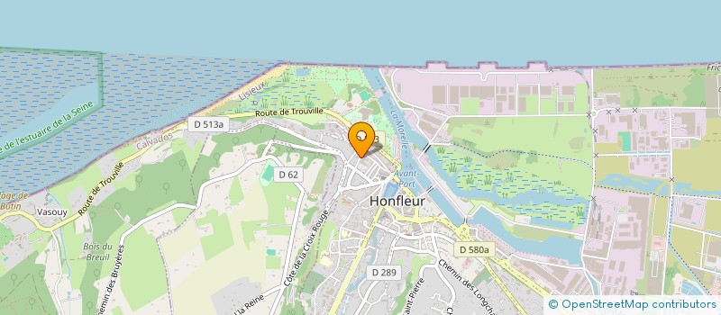 localisation de l'entreprise EPHEMERIDES  HONFLEUR