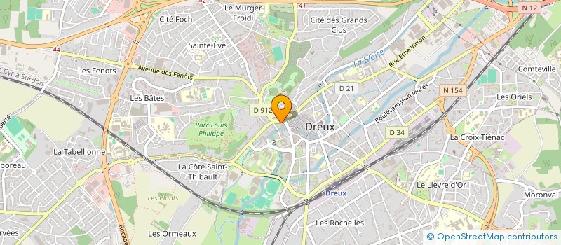 localisation de l'entreprise EPHES à DREUX