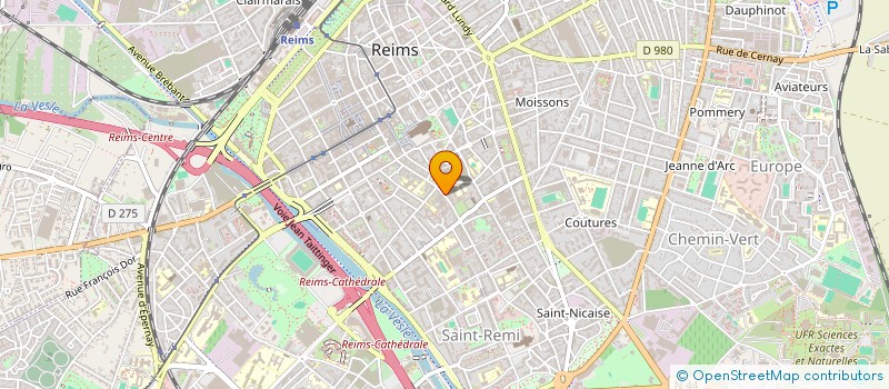 localisation de l'entreprise EPHESE  REIMS