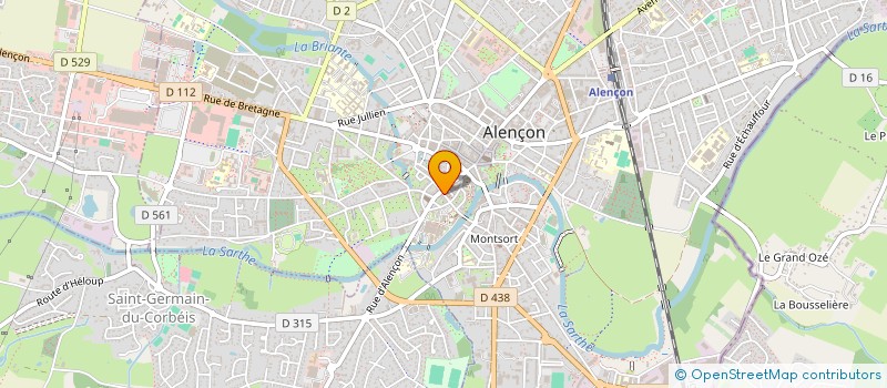 localisation de l'entreprise EPHESE à ALENCON