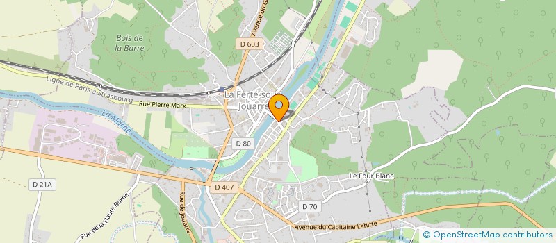 localisation de l'entreprise EPHESE à LA FERTE-SOUS-JOUARRE