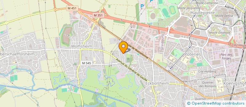 localisation de l'entreprise EPHESZ  ECKBOLSHEIM