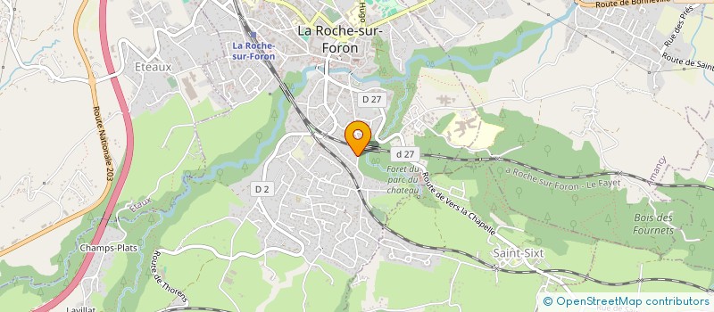 localisation de l'entreprise EPHI à LA ROCHE-SUR-FORON