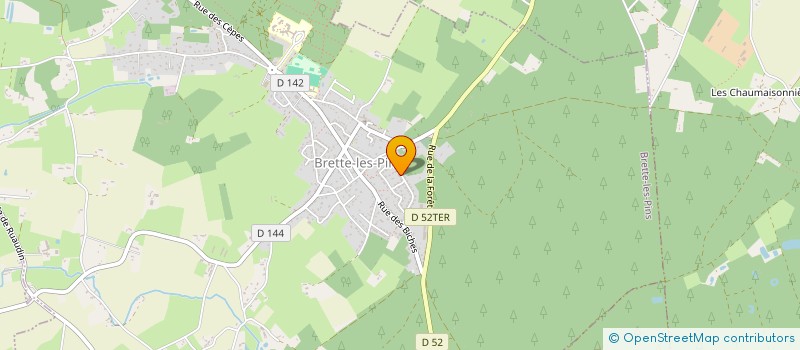 localisation de l'entreprise EPHITECH  BRETTE-LES-PINS