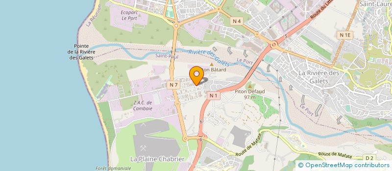 localisation de l'entreprise EPHM SERVICES  SAINT-PAUL