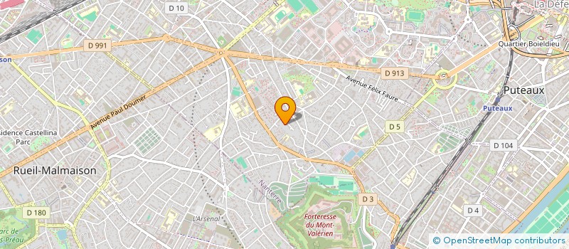 localisation de l'entreprise EPHRAM MENUISERIES FERMETURES SARL à NANTERRE
