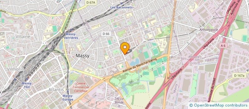 localisation de l'entreprise EPI 17 à MASSY
