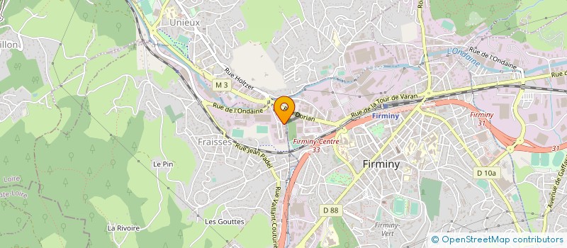 localisation de l'entreprise EPI à UNIEUX