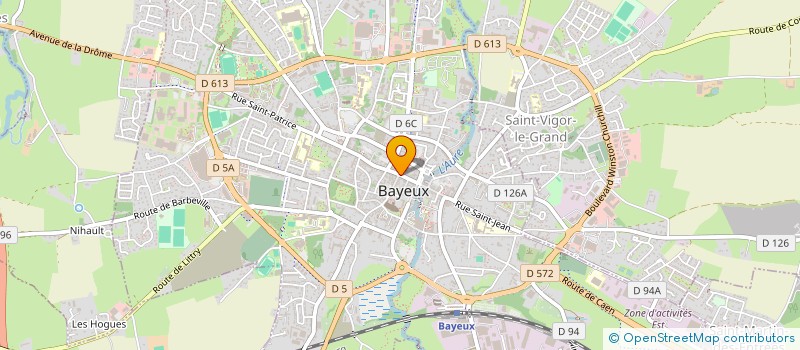 localisation de l'entreprise EPI à BAYEUX