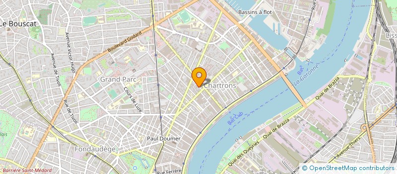 localisation de l'entreprise EPI à BORDEAUX