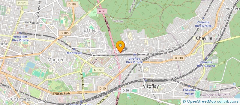 localisation de l'entreprise EPI  VIROFLAY