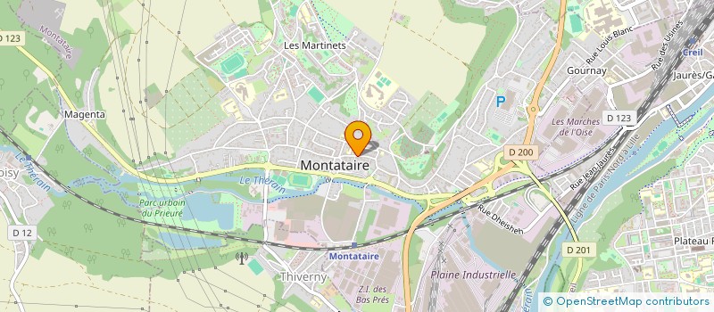 localisation de l'entreprise EPI  MONTATAIRE