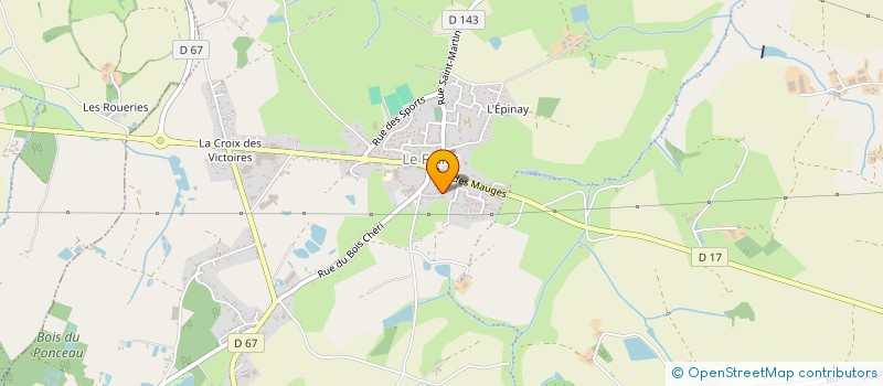 localisation de l'entreprise EPI' ALORS à MONTREVAULT-SUR-EVRE