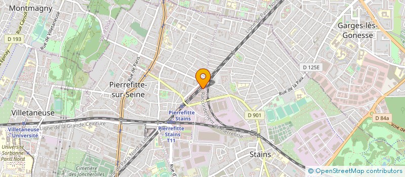 localisation de l'entreprise EPI BAT à PIERREFITTE-SUR-SEINE