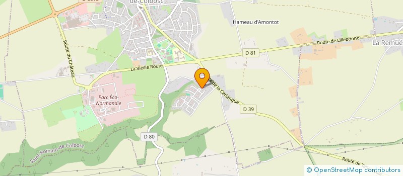 localisation de l'entreprise EPI-CA à SAINT-ROMAIN-DE-COLBOSC