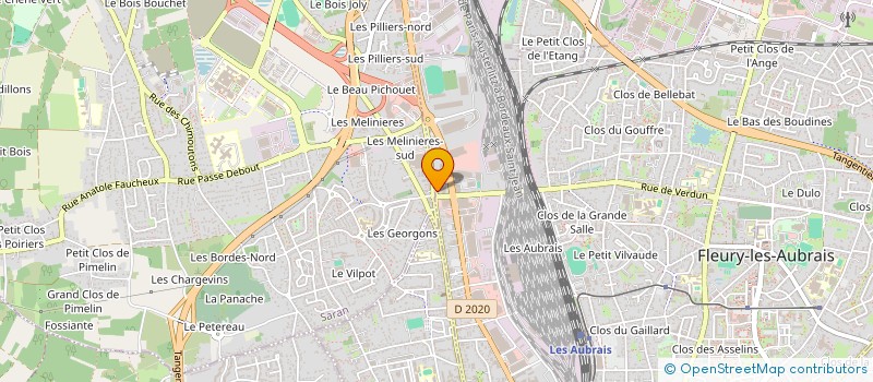 localisation de l'entreprise EPI CENTRE  FLEURY LES AUBRAIS