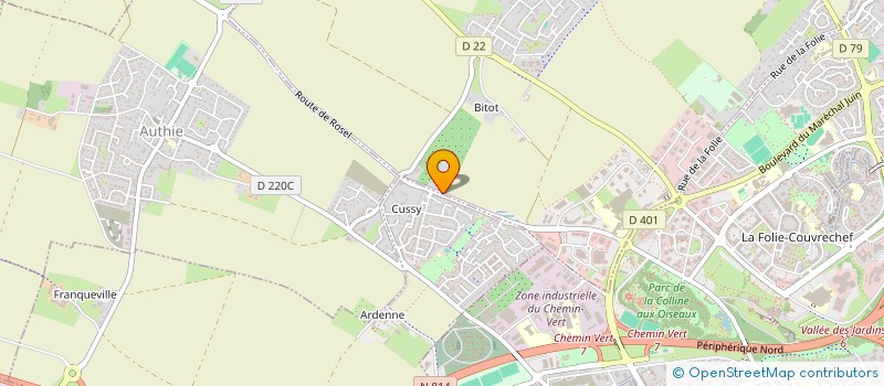 localisation de l'entreprise EPI & CO à SAINT-CONTEST