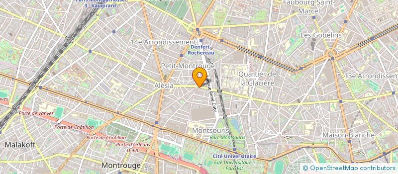 localisation de l'entreprise EPI D'ALESIA  PARIS