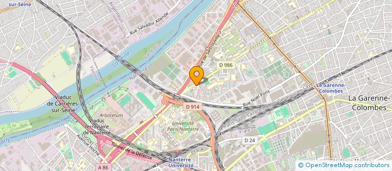 localisation de l'entreprise EPI D'OR  NANTERRE