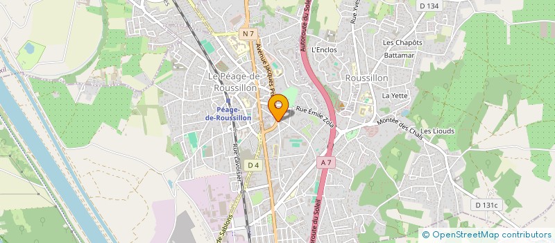 localisation de l'entreprise EPI D'OR à ROUSSILLON