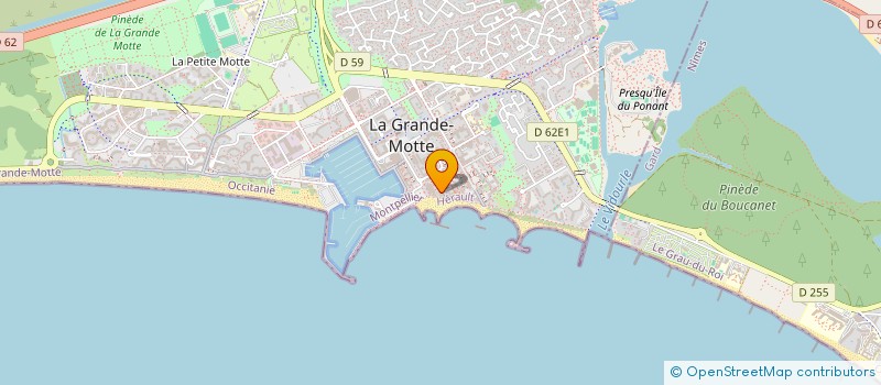 localisation de l'entreprise EPI DORE  LA GRANDE-MOTTE