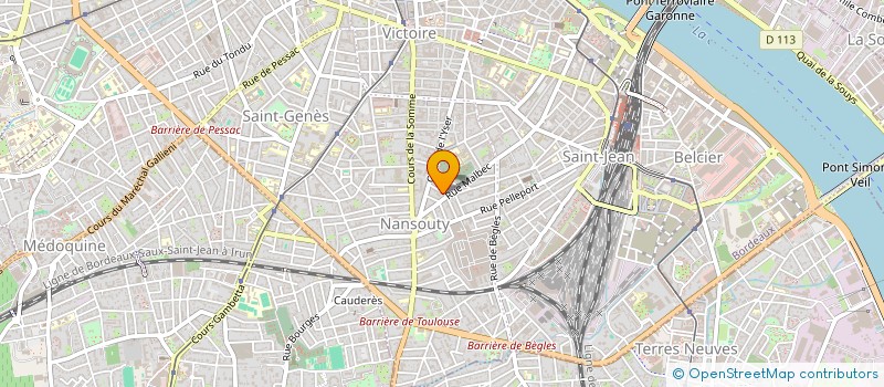 localisation de l'entreprise EPI - ETUDE PROJET INFORMATIQUE à BORDEAUX