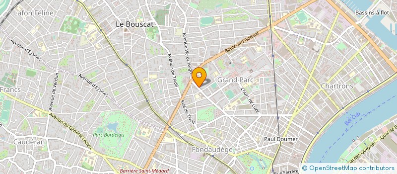 localisation de l'entreprise EPI-FIT à BORDEAUX