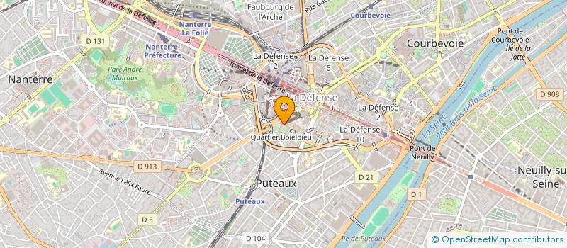 localisation de l'entreprise EPI INGENIERIE & CONSEIL à PUTEAUX