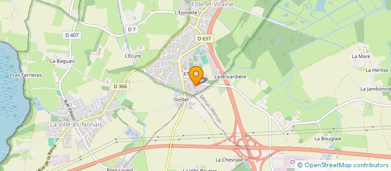 localisation de l'entreprise EPI INVEST  SAINT-JOUAN-DES-GUERETS