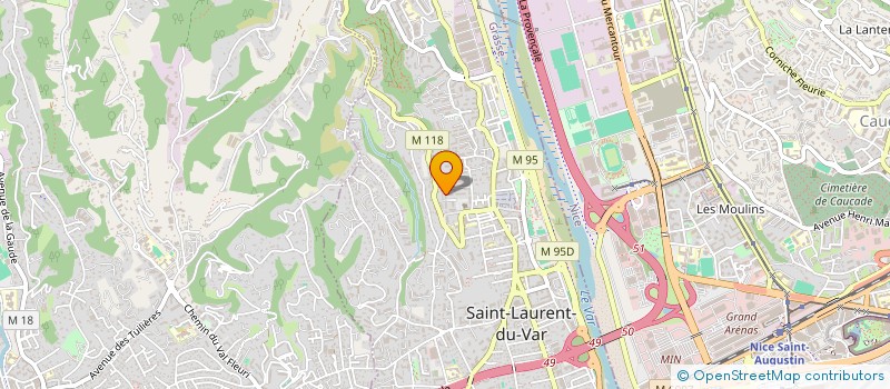 localisation de l'entreprise EPI LAURENTIN  SAINT-LAURENT-DU-VAR