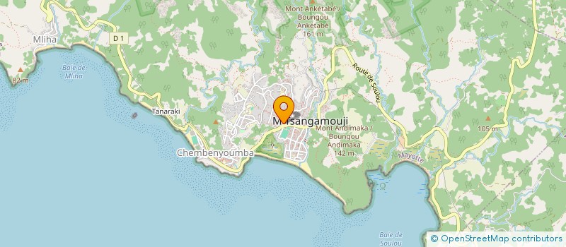 localisation de l'entreprise EPI MAYOTTE à M'TSANGAMOUJI