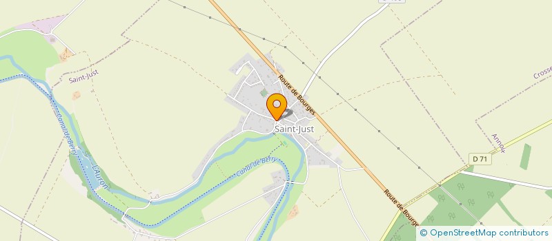 localisation de l'entreprise EPI' PHENOMENE  SAINT-JUST