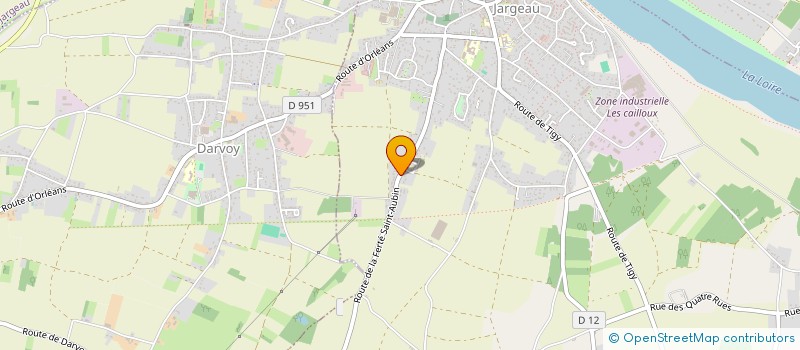 localisation de l'entreprise EPI PRO 45 à JARGEAU